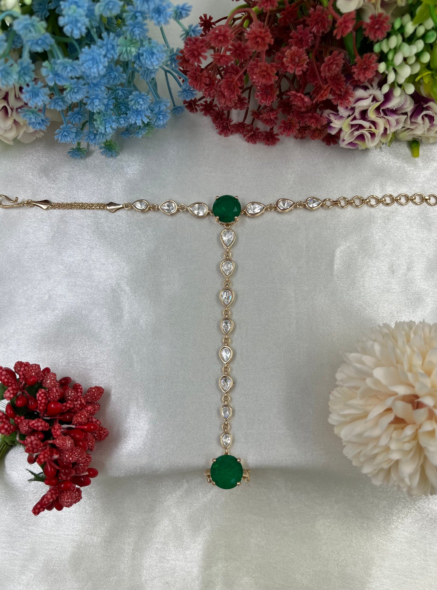 Vastra Moissanite Premium Hath Panja (One pis)