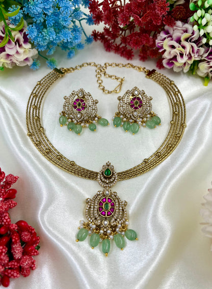 Usha Premium Victorian Hasli Necklace