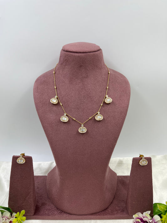 Noor Solitaire Chain Necklace