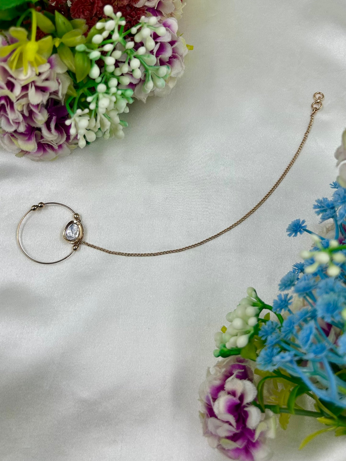 Drishti Moissanite Nose Ring