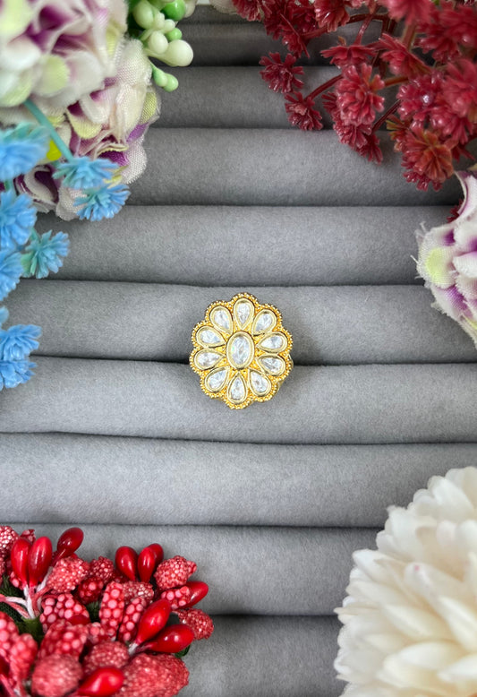 Lata Moissanite Ring