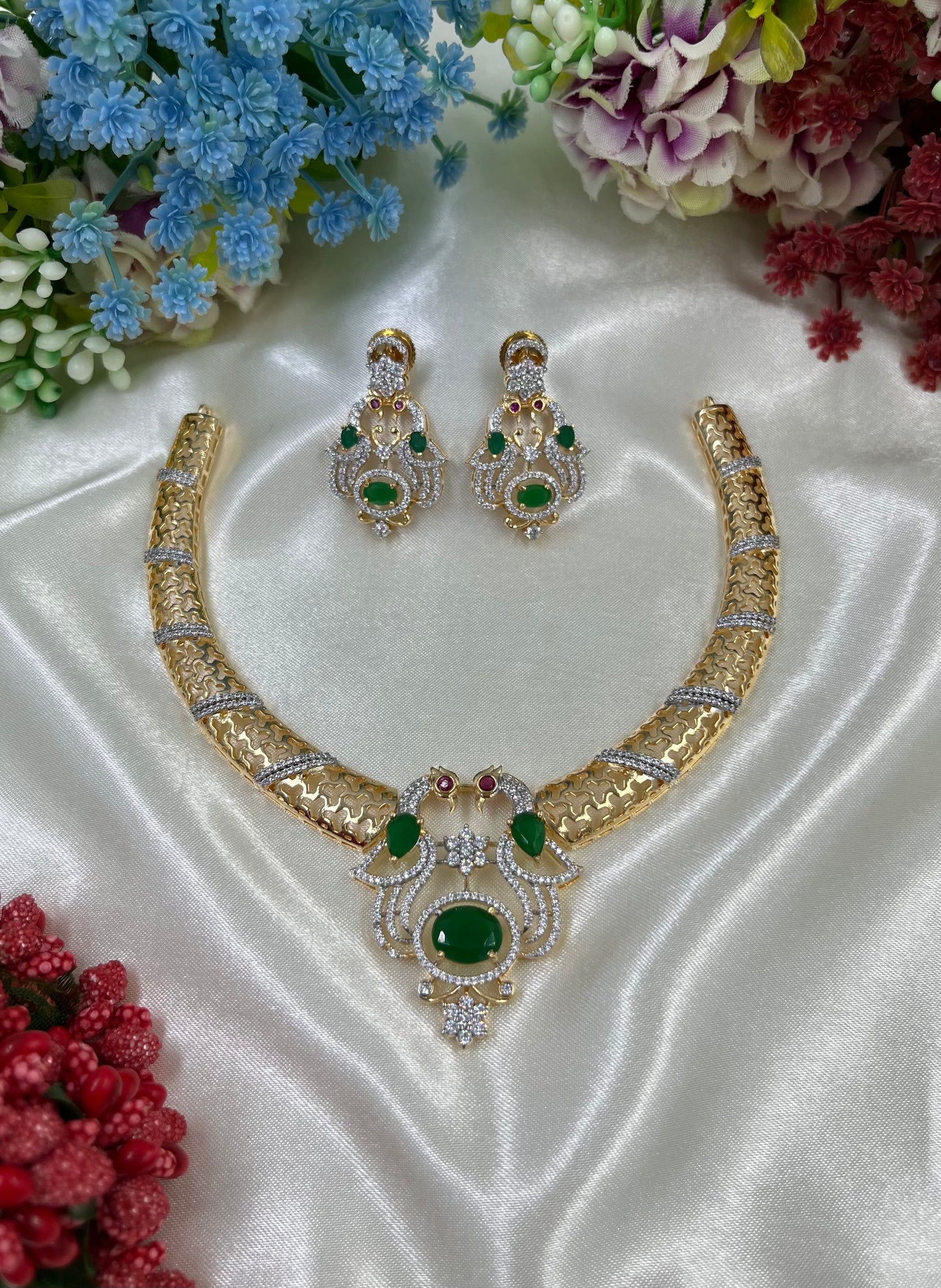 Gowri Traditional Micro Gold Necklace