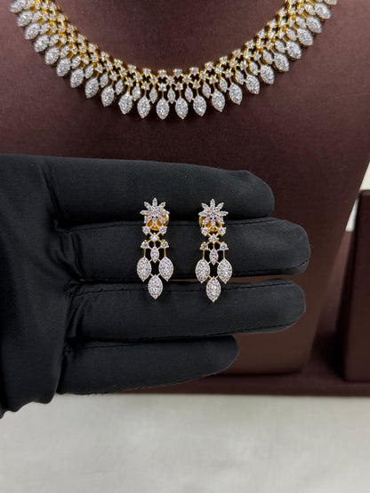 Grace American Diamond Traditional Necklace