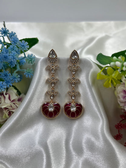 Kajol Moissanite Earing