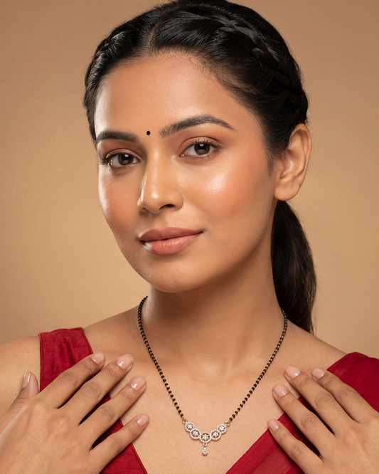 Sara Rose Gold Mangalsutra