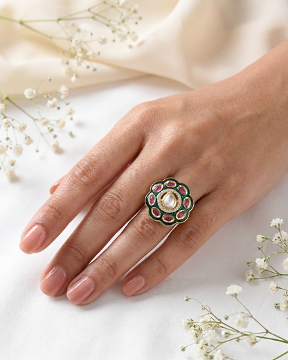 Sururu Moissanite Mina Kari Ring