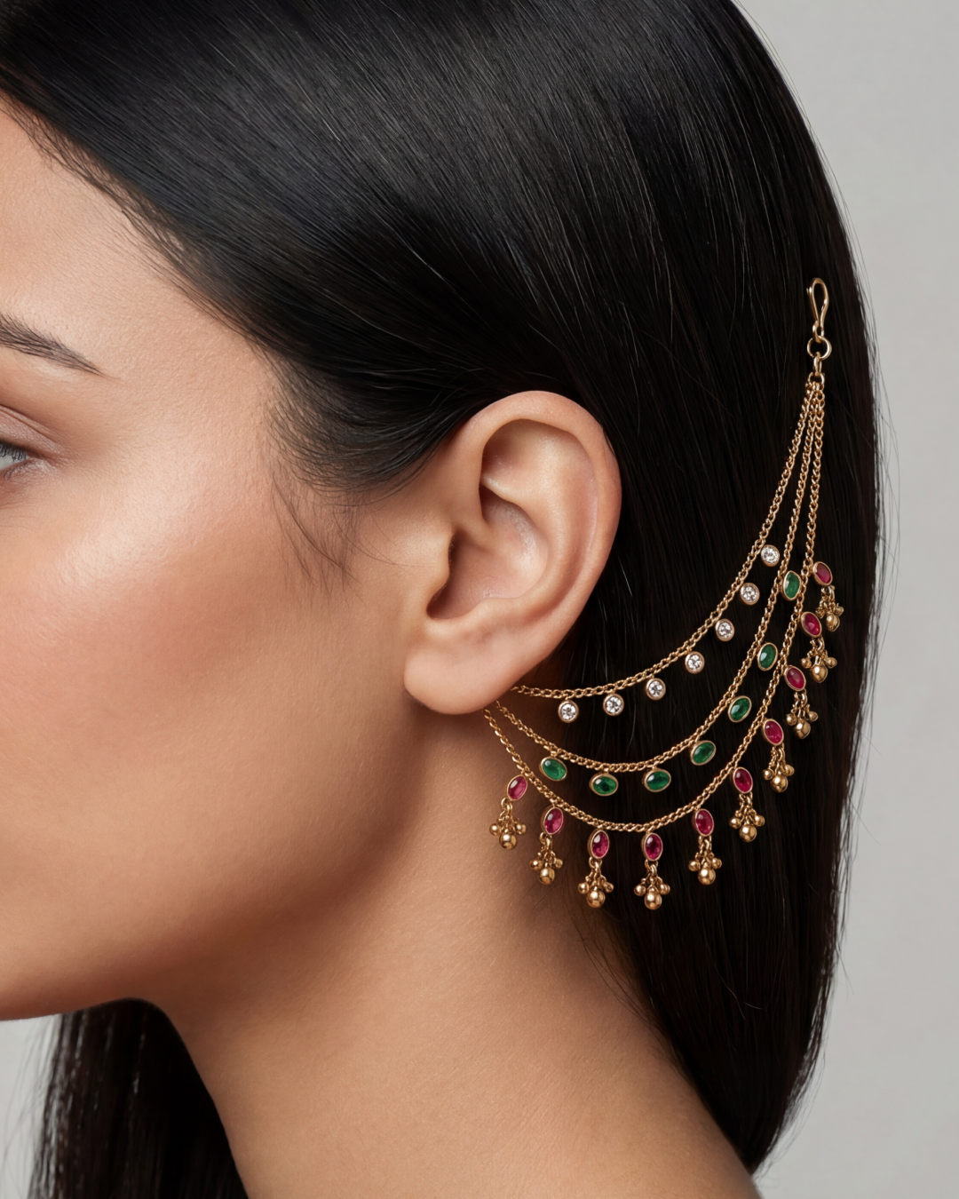 Vandana Heritage Ear Chain