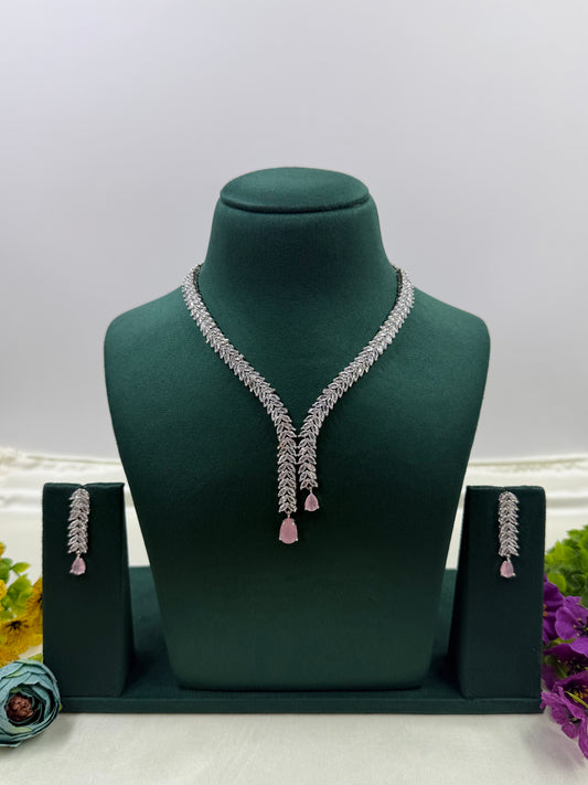 Sushila American Diamond Delicate Necklace