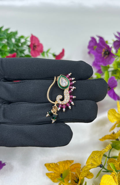 Revati Moissanite Nose Ring