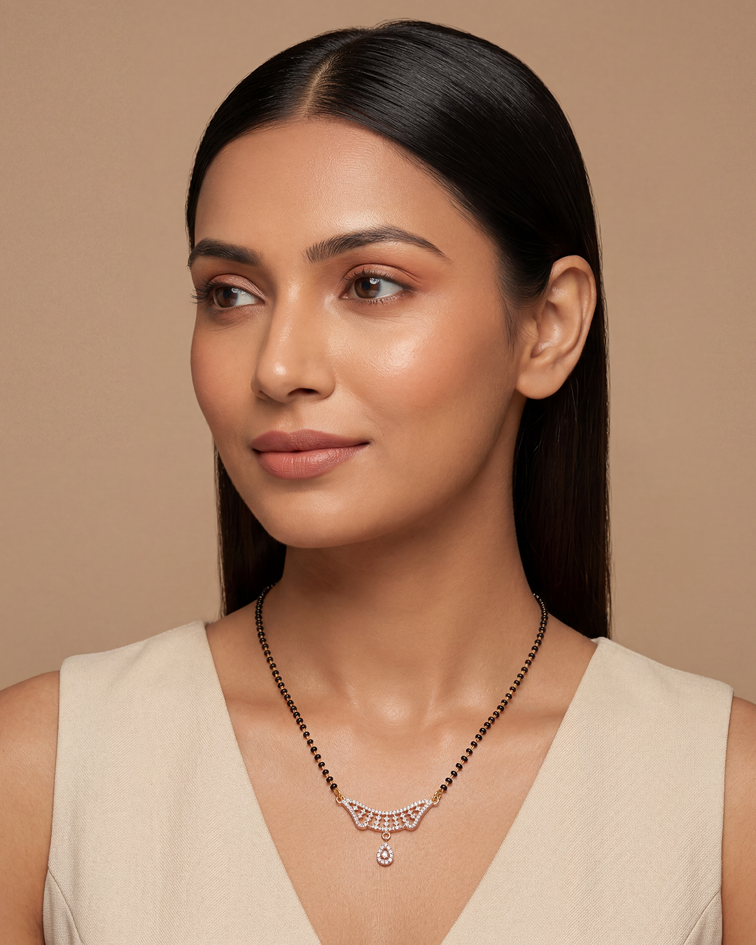 Hima Rose Gold Mangalsutra