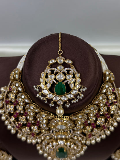 Ruhani Moissanite Choker Bridal Set