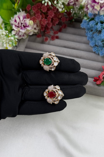 Disha Moissanite Ring (Adjustable)