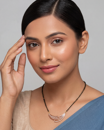 Bhoomi Rose Gold Mangalsutra