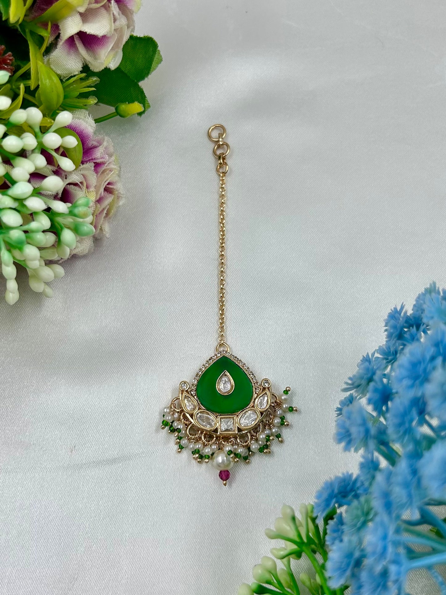 Namrata Moissanite Mang Tika