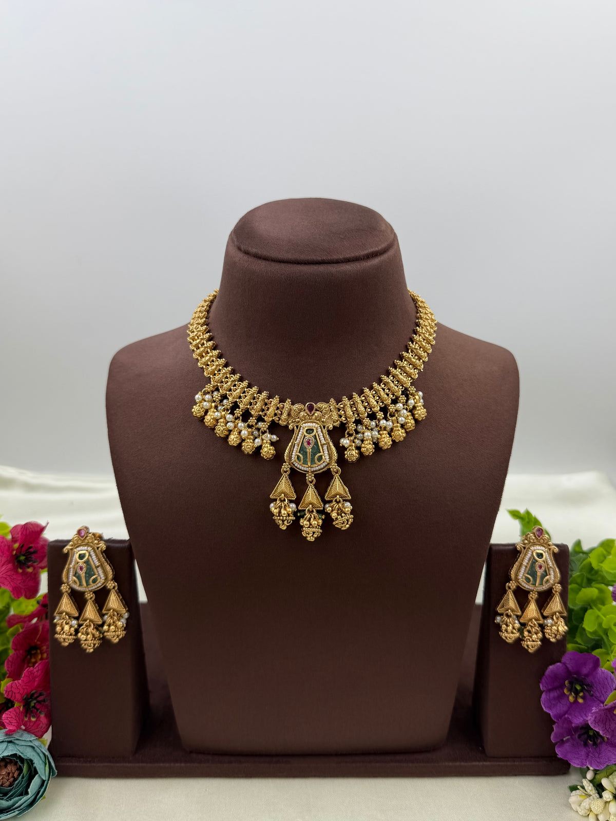 Janaki Premium Chorski Necklace Set