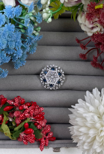 Sabrina American Diamond Ring (Adjustable)