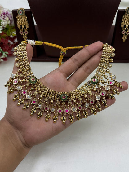 Tejal Premium Chorski Necklace Set