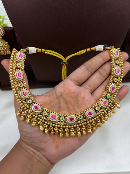 Pushpa Heritage Chorski Necklace Set