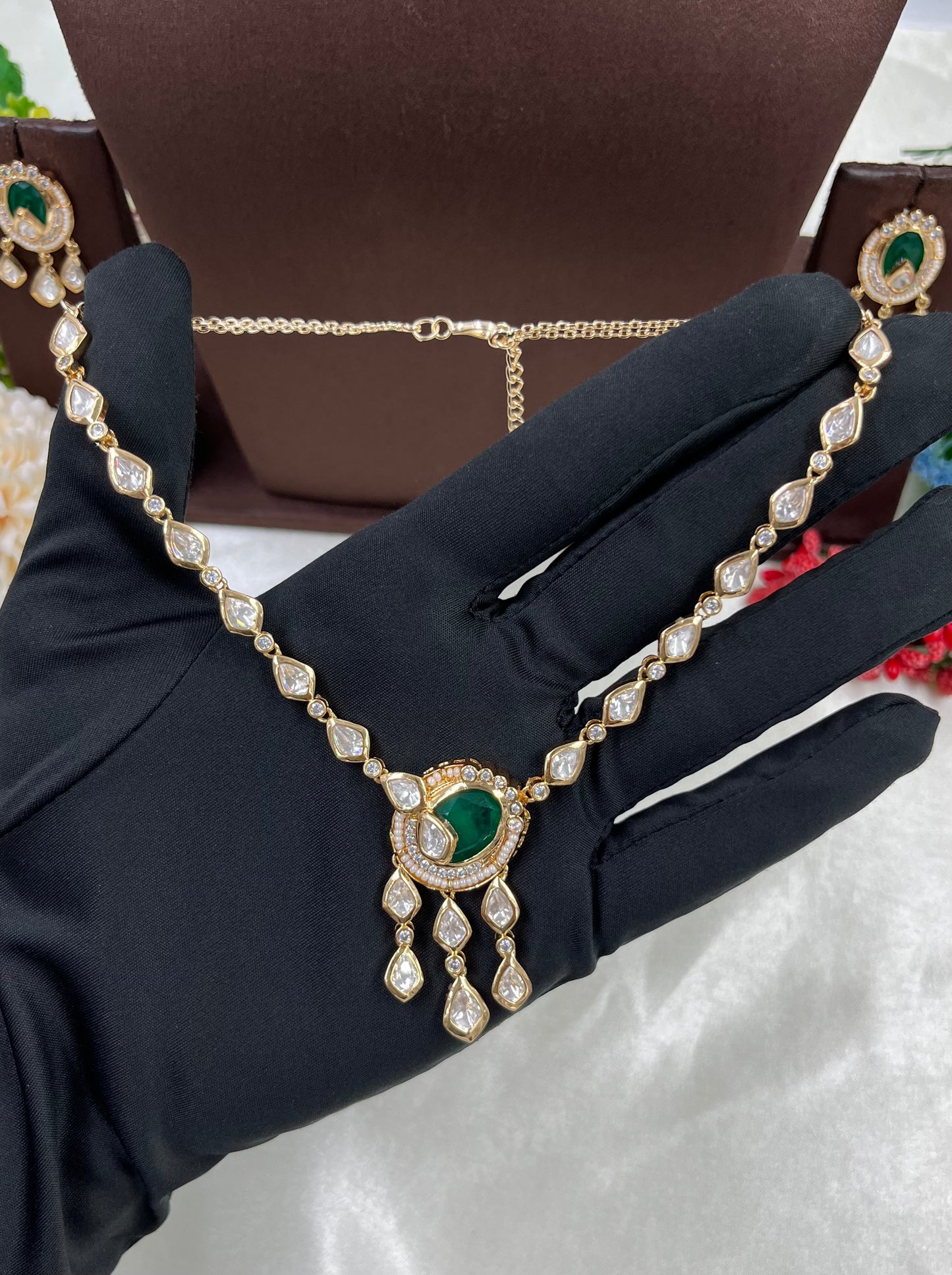 Rudrani Premium Moissanite Necklace