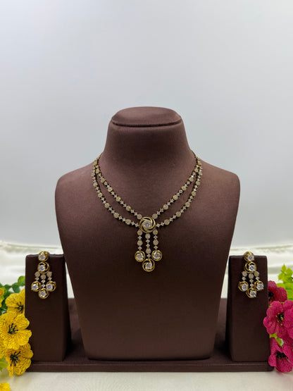Jiya Victorian Premium Double Layer Necklace
