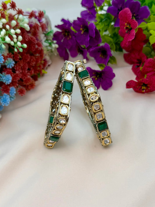 Juhi Victorian Royal Frame Bangles (Openable)
