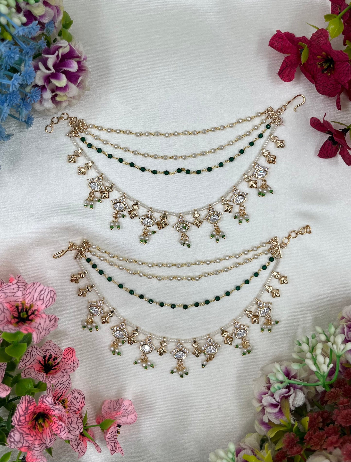 Nidhi Moissanite Earchain