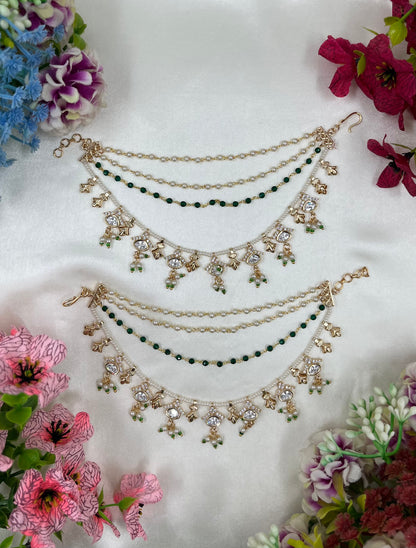 Nidhi Moissanite Earchain