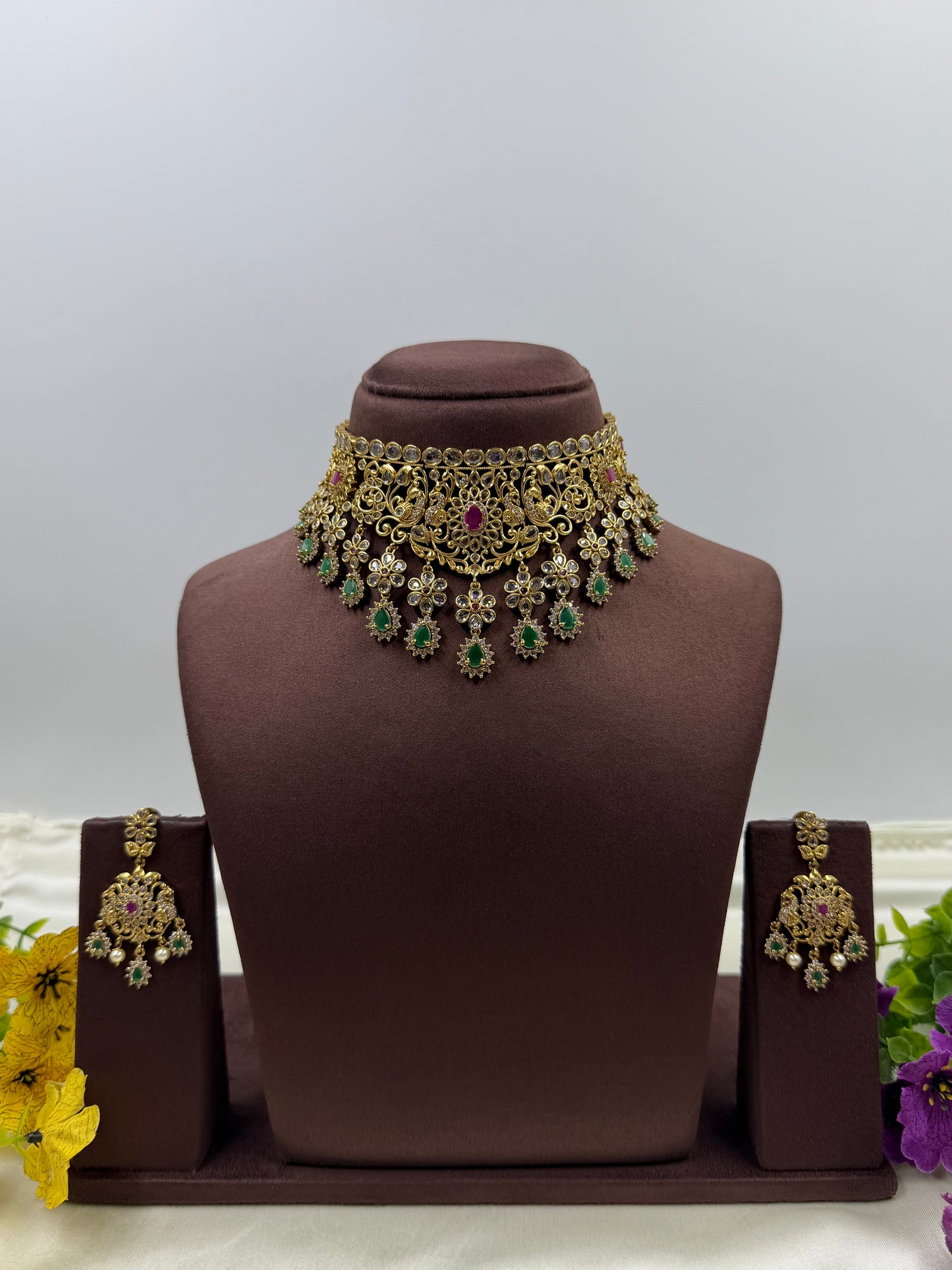 Alka Traditional Choker Necklace Set
