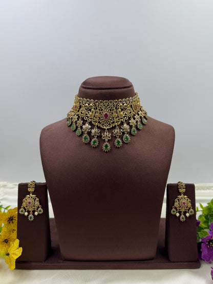 Alka Traditional Choker Necklace Set