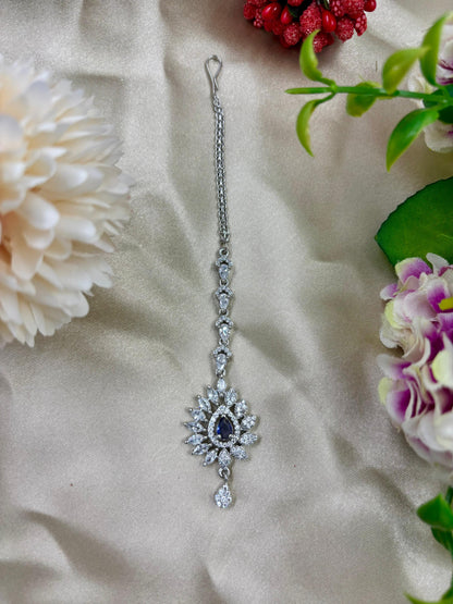Rivah Floral American Diamond Tika