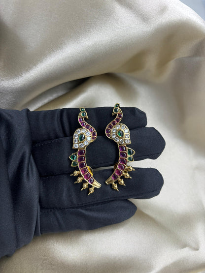 Reeva Peacock Premium Studs