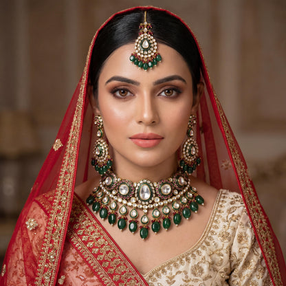 Bani Polki Kundan Choker Necklace Set
