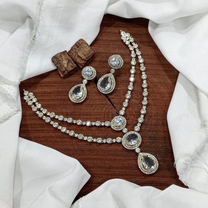 Rose Quartz Victorian Necklace Set