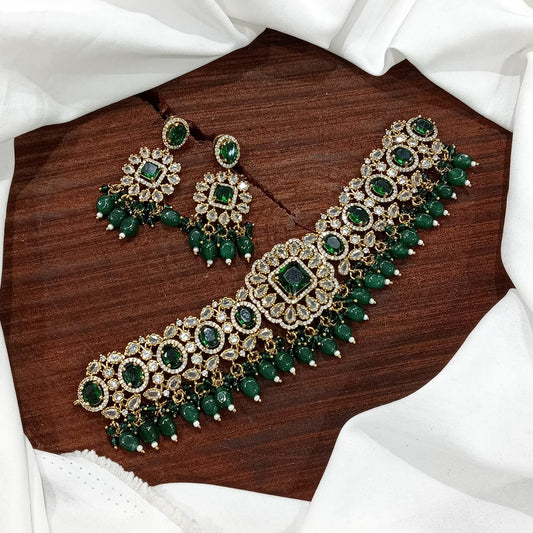 Tanvi Bold Elegance Victorian Necklace Set