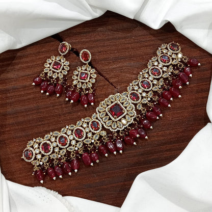 Tanvi Bold Elegance Victorian Necklace Set