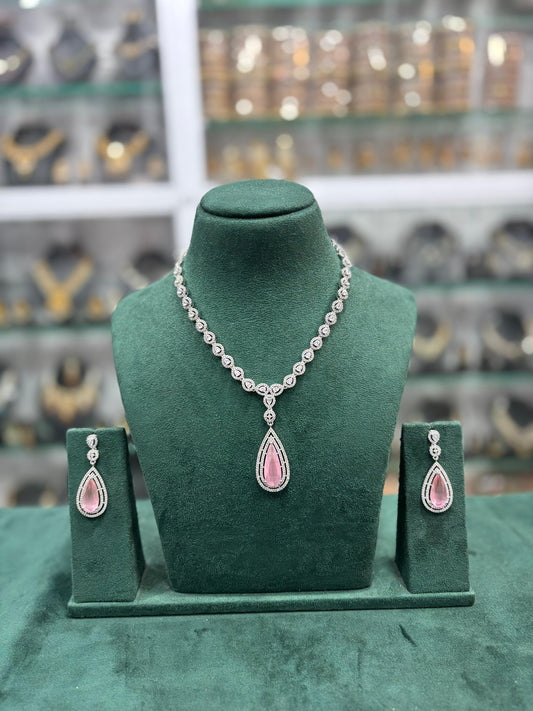 Zara Regal Drop Necklace Set