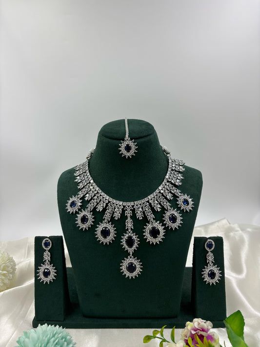 American Star Drop Necklace set