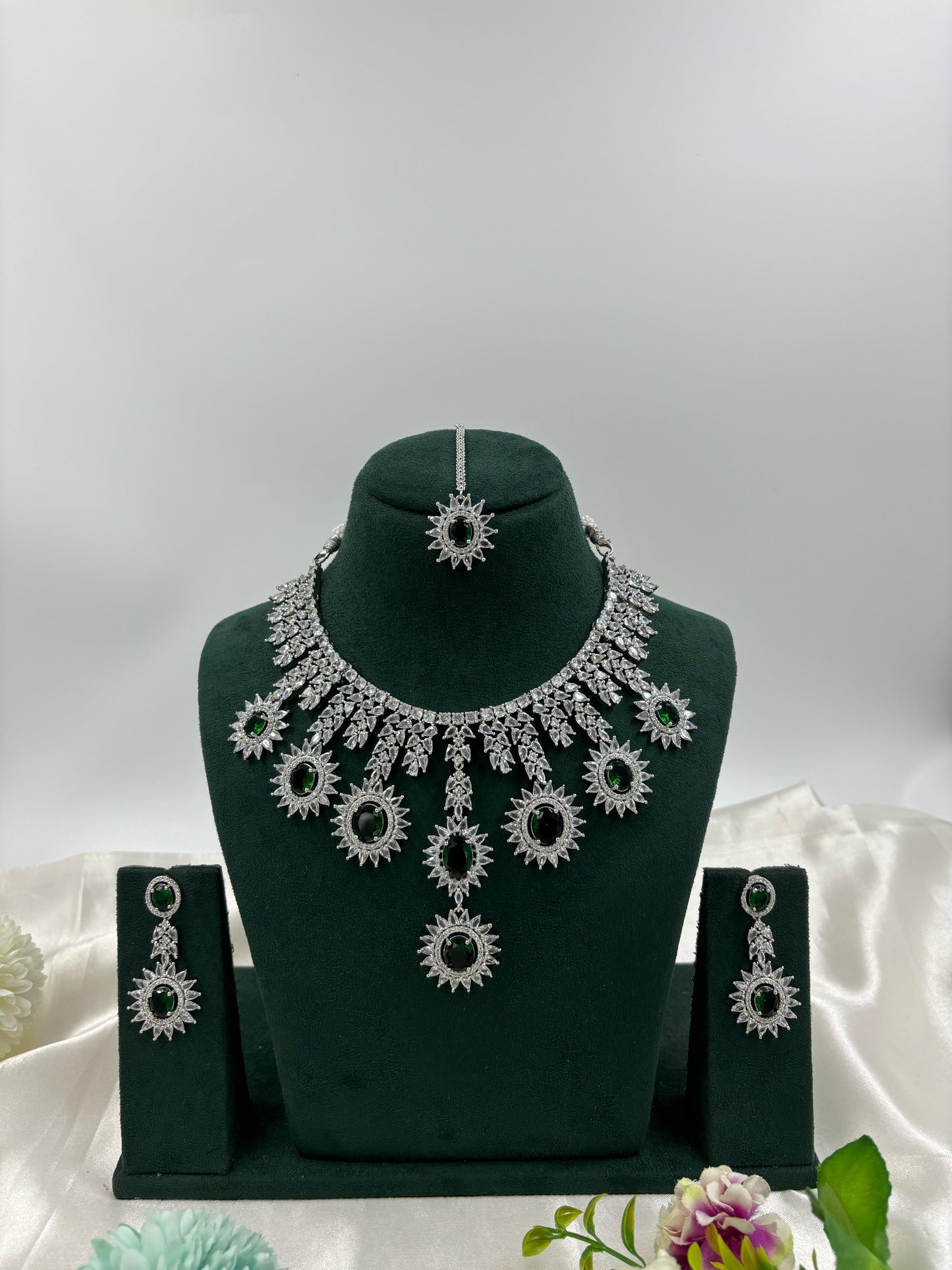 American Star Drop Necklace set