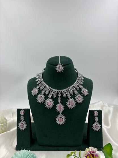 American Star Drop Necklace set