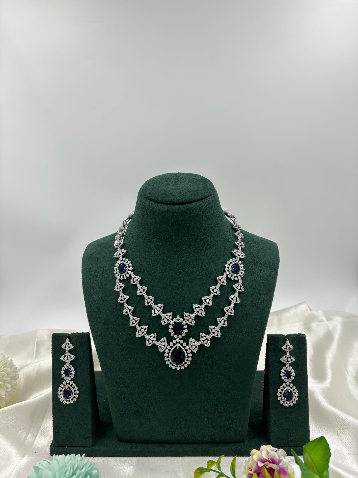 Sona double layer Necklace set