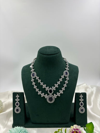 Sona double layer Necklace set