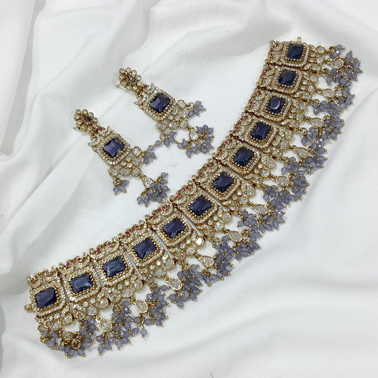 Nivisha Victorian Choker Necklace Set