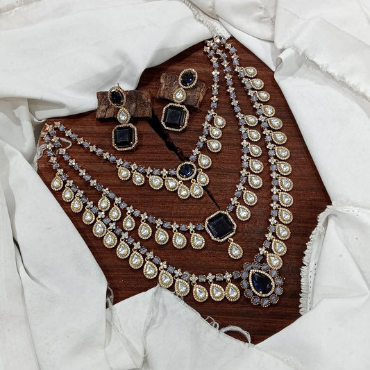 Sanaya Triple Layer Necklace Set