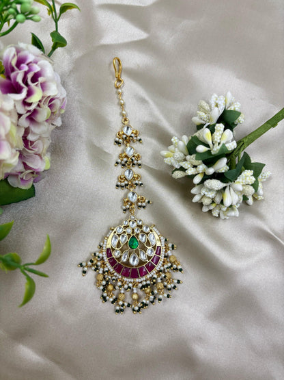 Varini Premium Pachi Kundan Tika