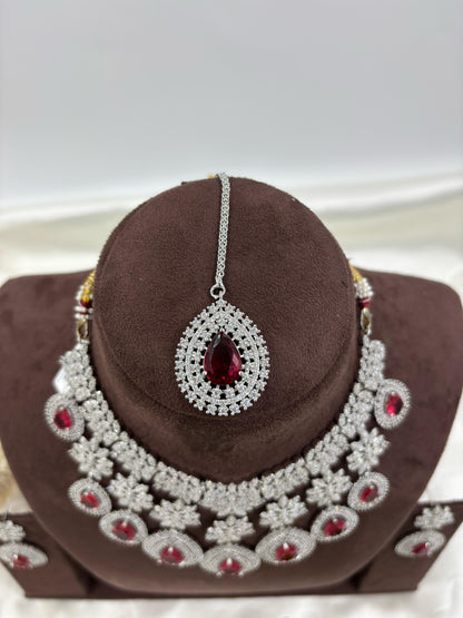 American Floral Drop Necklace Set (Small)