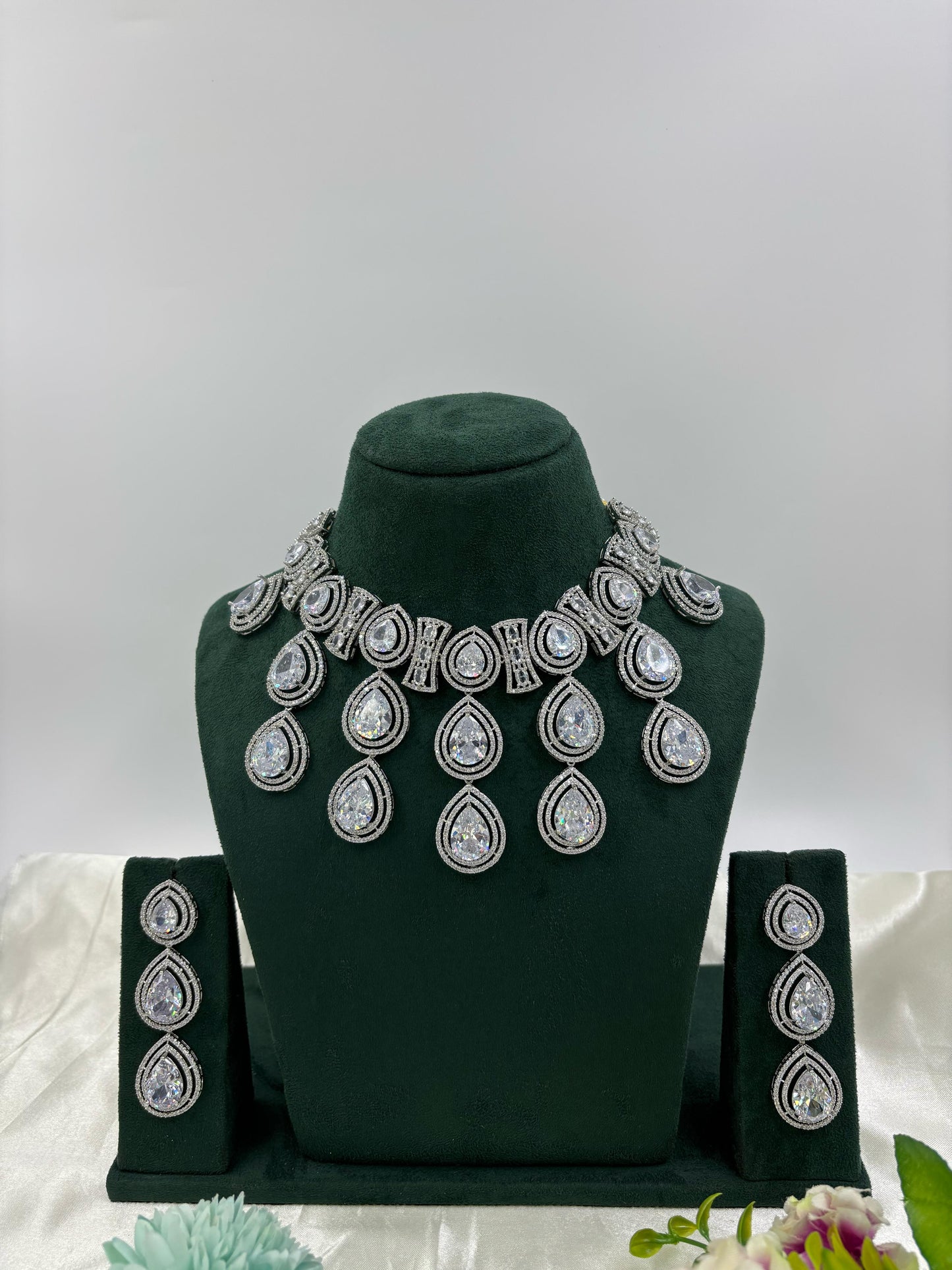 Nayantara American Diamond Necklace Set