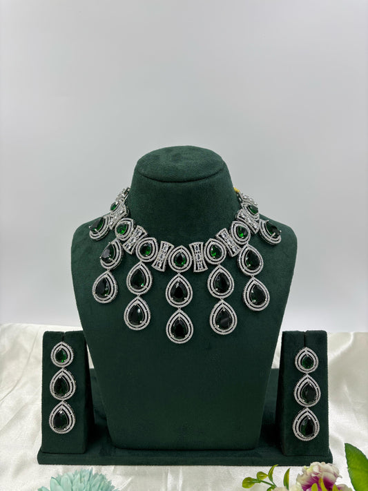 Nayantara American Diamond Necklace Set