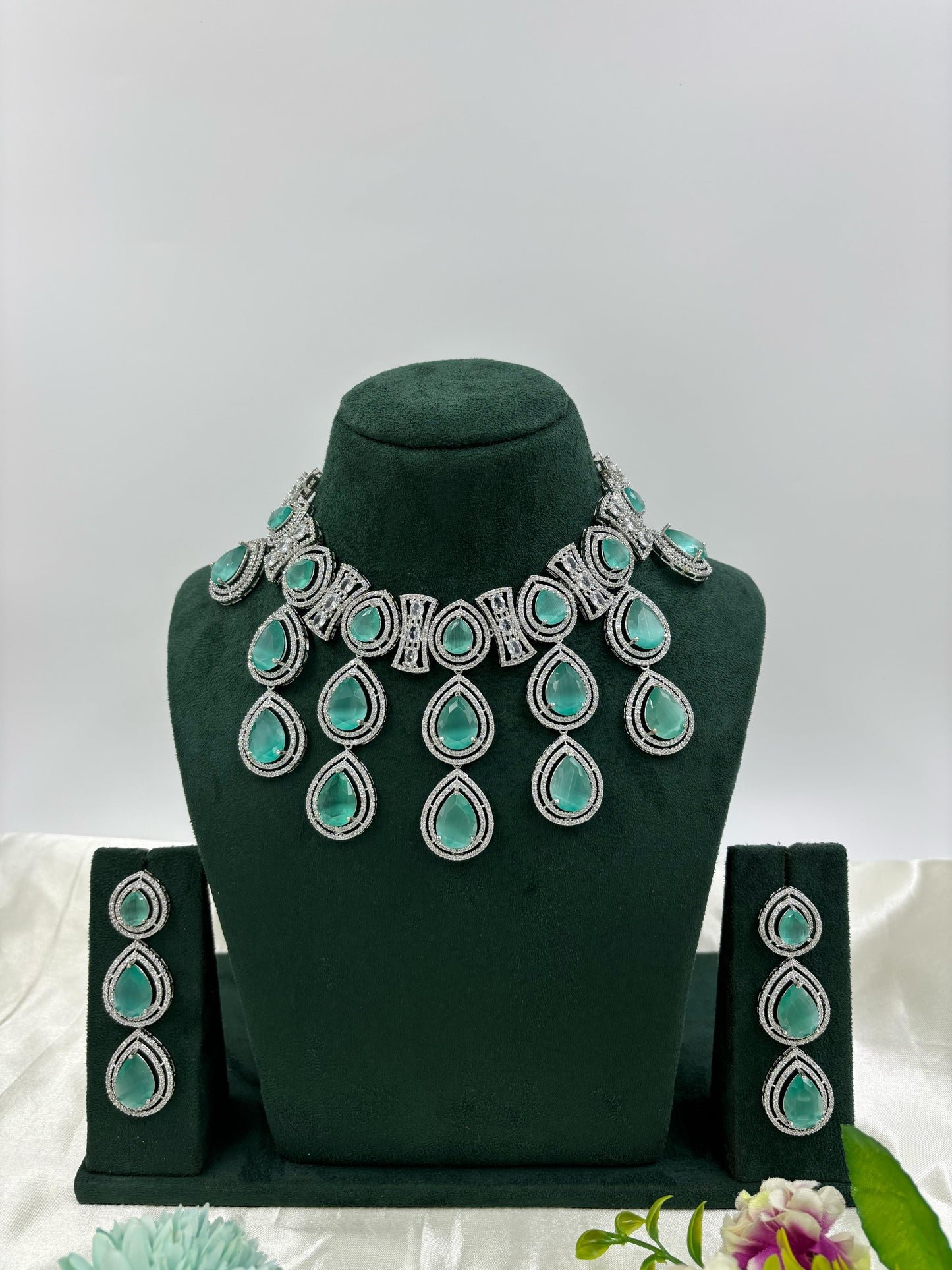 Nayantara American Diamond Necklace Set