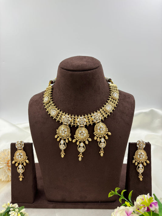 Mamta Premium Antique Necklace Set