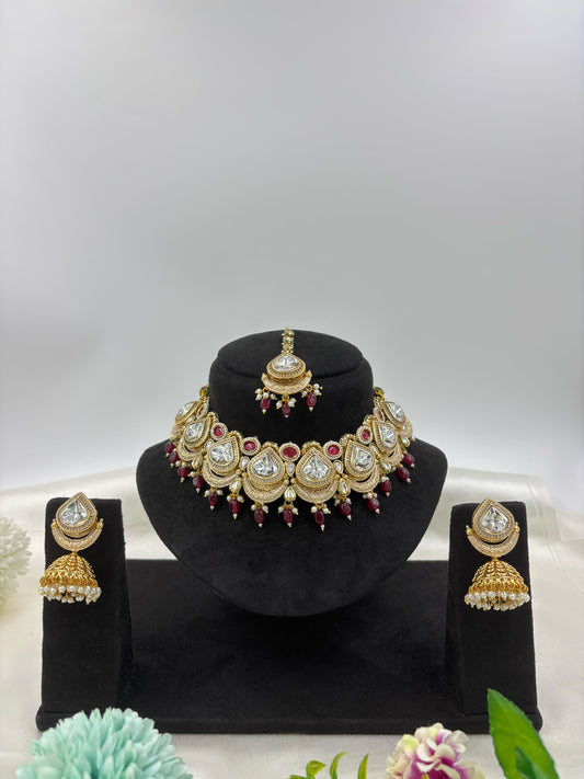 Ramina Premium Rajwadi Choker Set